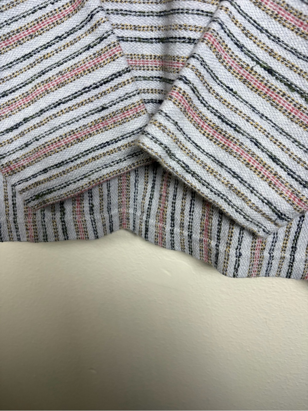 Lucky Brand Baja Striped Pullover Hoodie Men’s Medium Gray Cotton Blend - Picture 5 of 11